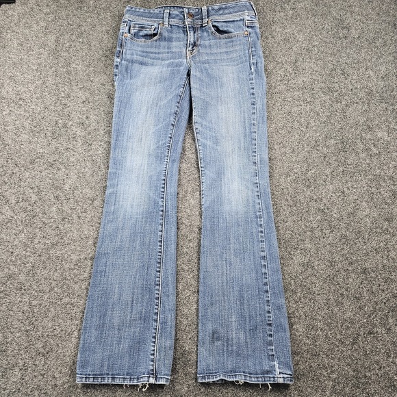 American Eagle Outfitters Denim - American Eagle Original Boot Jeans Womens 8 Long Stretch Bootcut Blue Denim